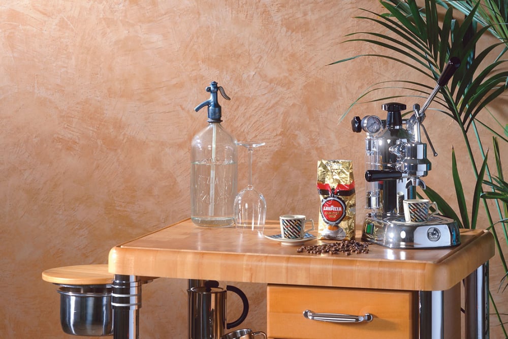 Mineralische Wandgestaltung